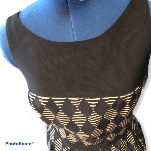 Just Taylor... Striped Triangle Print Dress 14 xl - Picture 2 of 13